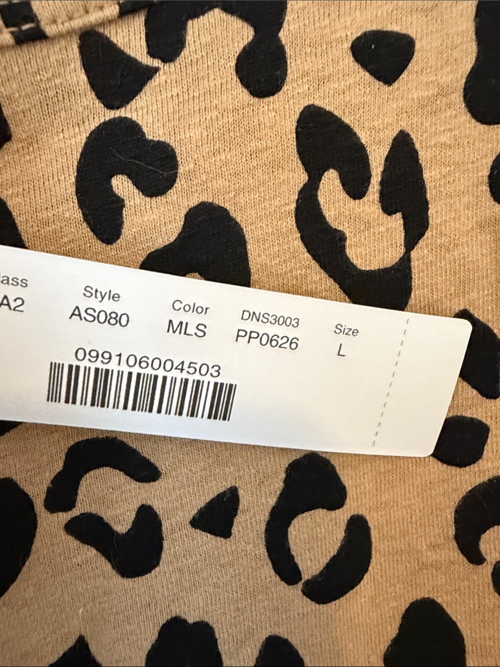 J. Crew Tan and Black Leopard Twist-Front Tank Top - Picture 5 of 5
